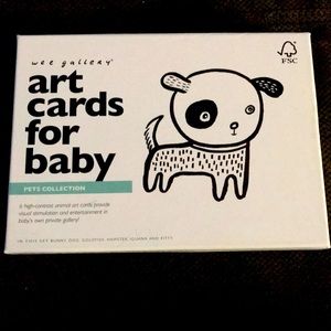 Animal cards for infant stimulation